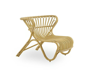 FOX EXTERIOR - Garden lounge chair in Alu-Rattan and ArtFibre by Sika Design - view 2